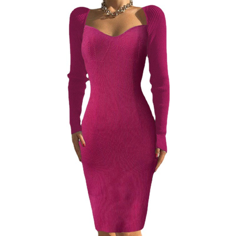 Sexy Sheath Knitted Dresses