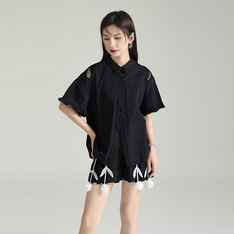 Designed Butterfly Double Sides Summer Shirts