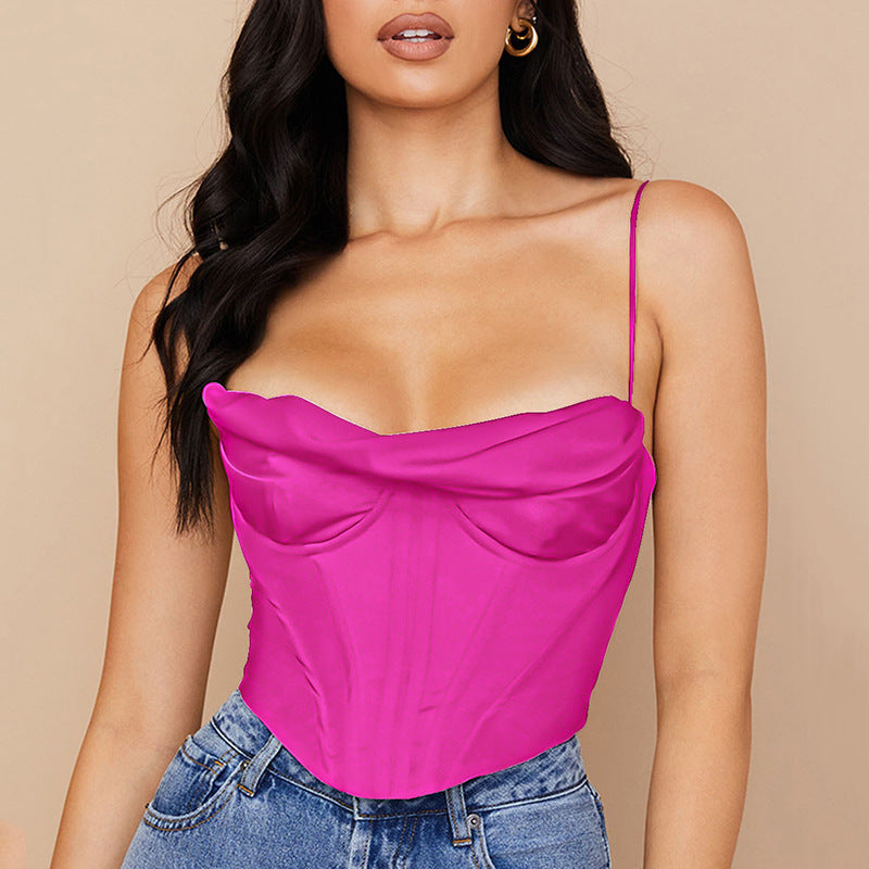 Sexy Satin Tank Tops for Women