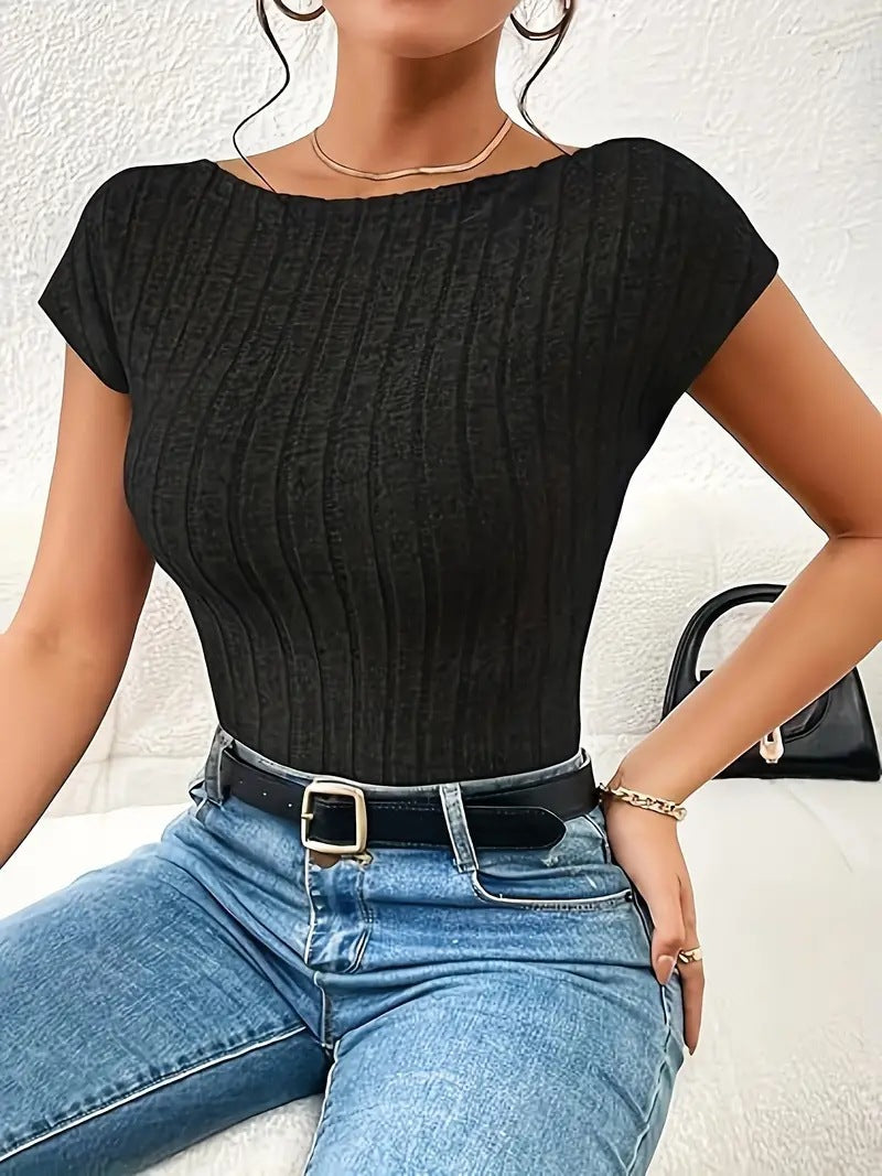 Sexy Summer Backless Short T Shirts for Women