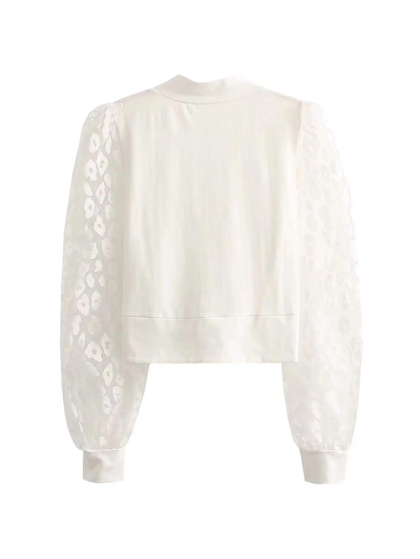 Casual Lace Women Top Blouses