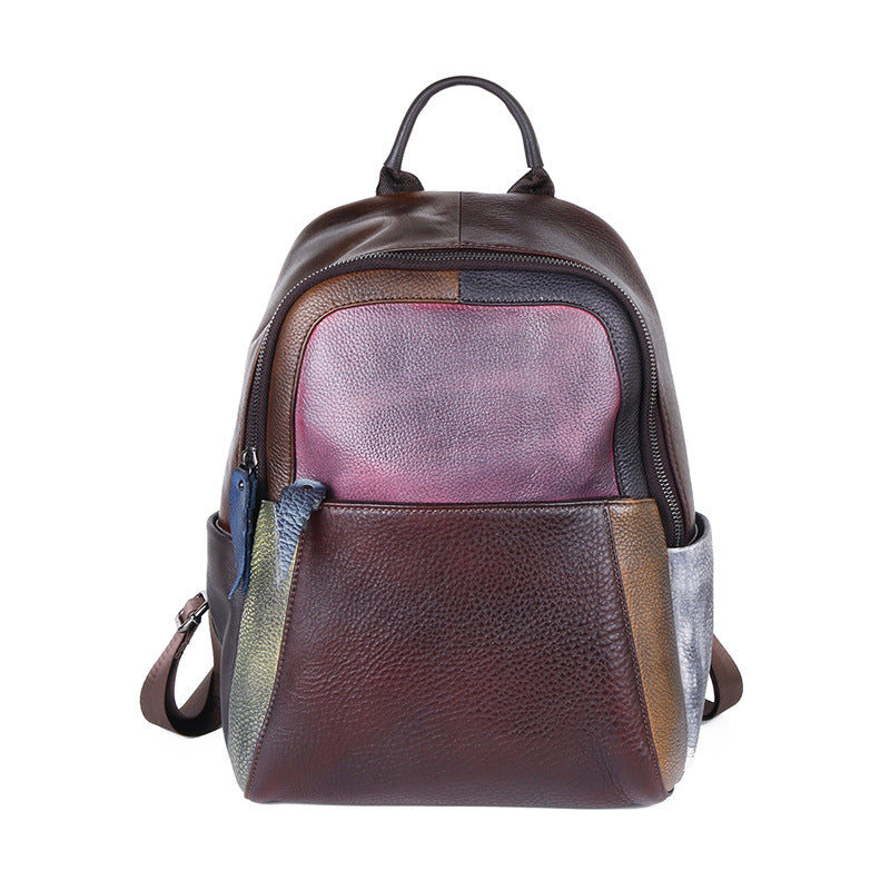 New Vintage Rubbing Leather Backpack for Women C305-Leather Backpack for Women-C305-4-Free Shipping Leatheretro