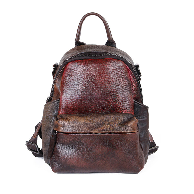 Handmade Leather Backpack for Women-Leatehr Backpack-Style2-Free Shipping Leatheretro