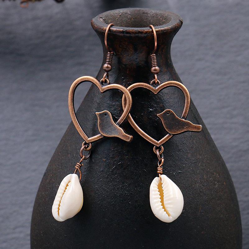 Vintage Bohemian Dreamcatcher Drop Earrings for Women-Earrings-JEWELRYSHEOWN