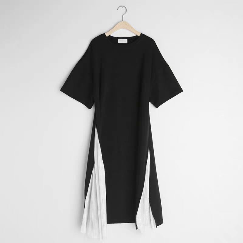 Summer Cotton Casual Women Midi Dresses-Dresses-JEWELRYSHEOWN