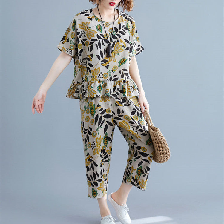 Summer Two Pieces Women Suits