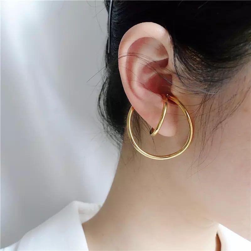 Fashion Round Earring Clips for Women-Earrings-JEWELRYSHEOWN