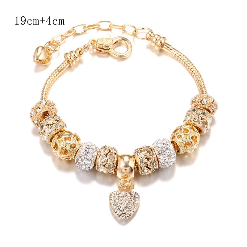 DIY Golden Color Sweetheart Bracelets for Women-Bracelets-JEWELRYSHEOWN