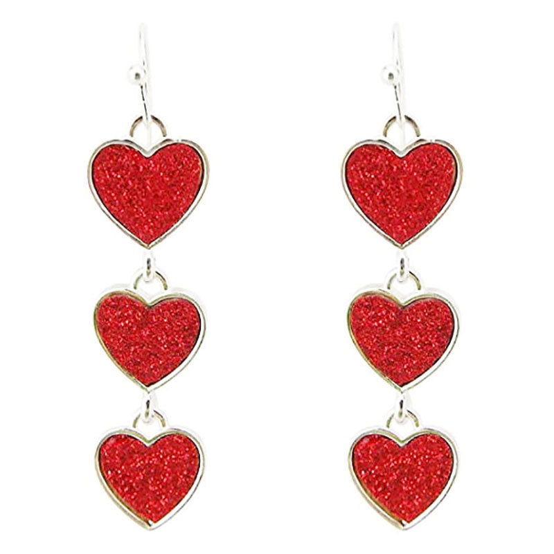 Lovely Love Design Women Earrings for Valentine's Day-Earrings-JEWELRYSHEOWN
