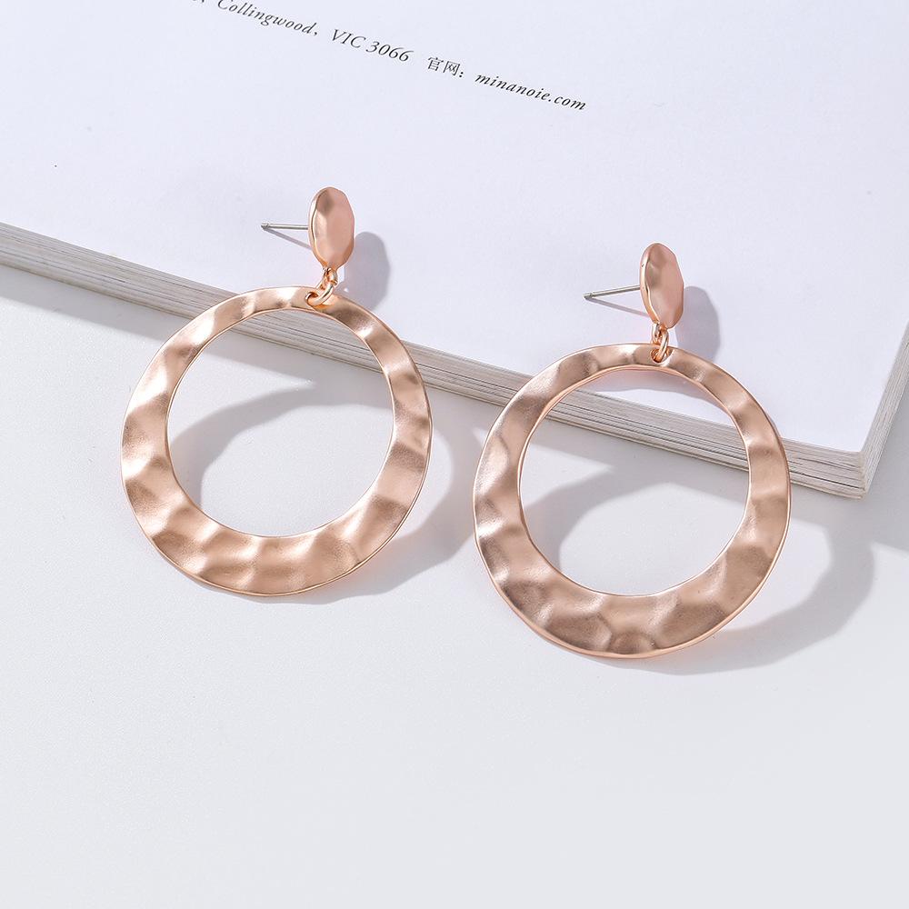 Round Shape Design Women Drop Earrings-Earrings-JEWELRYSHEOWN
