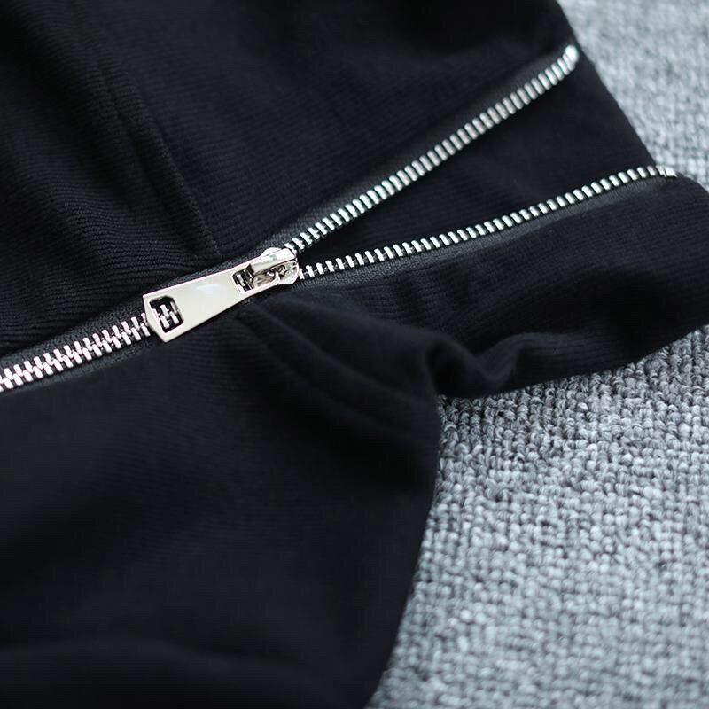 Black Plus Sizes Warm Long Sleeves Casual Hoodies-JEWELRYSHEOWN