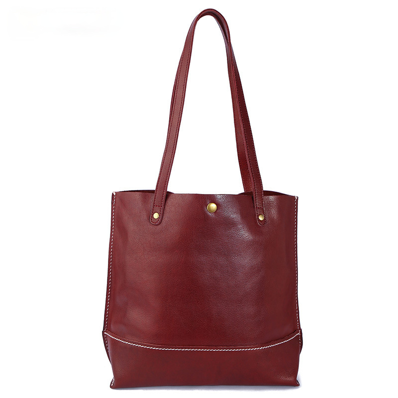 Women Vintage Causal Leatehr Handbags J8832-Leather Handbags-Red-Free Shipping Leatheretro