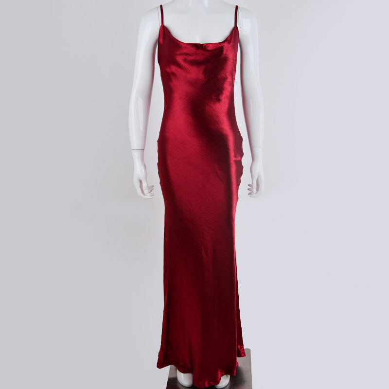 Sexy Strapless Night Party Evening Dresses-Dresses-Wine Red-XS-Free Shipping at meselling99