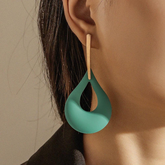 Fashion Geometry Design Women Drop Earrings-Earrings-JEWELRYSHEOWN