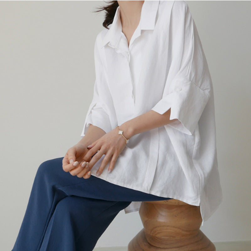 Casual Cotton Long Sleeves Shirts for Women