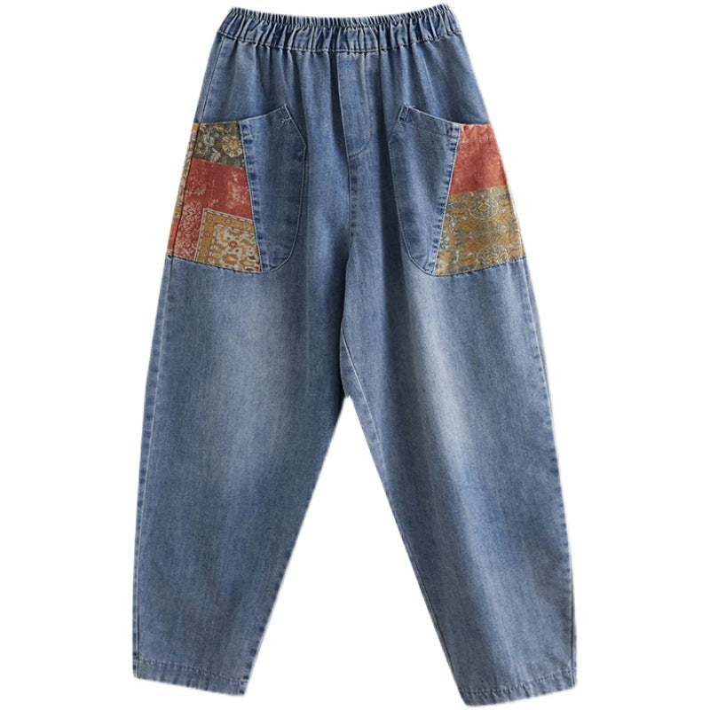 Casual Summer Women Haren Jeans-Pants-JEWELRYSHEOWN