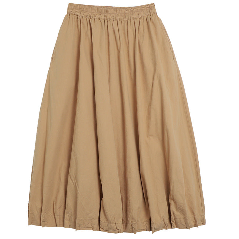 Casual Summer High Waist Women A Line Dresses-Skirts-JEWELRYSHEOWN