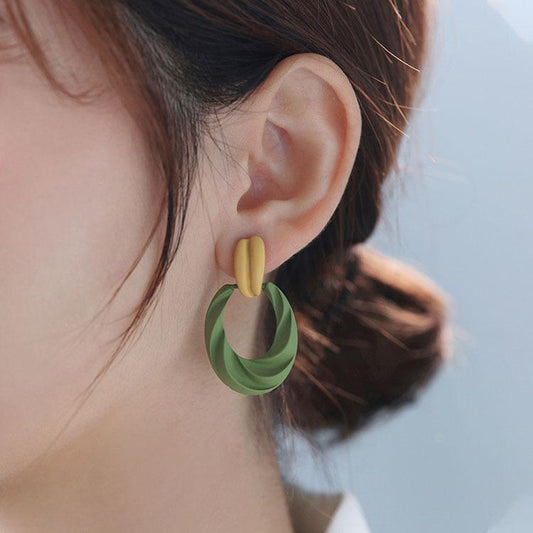 Fashion Women Round Shaped Earrings for Women-Earrings-JEWELRYSHEOWN