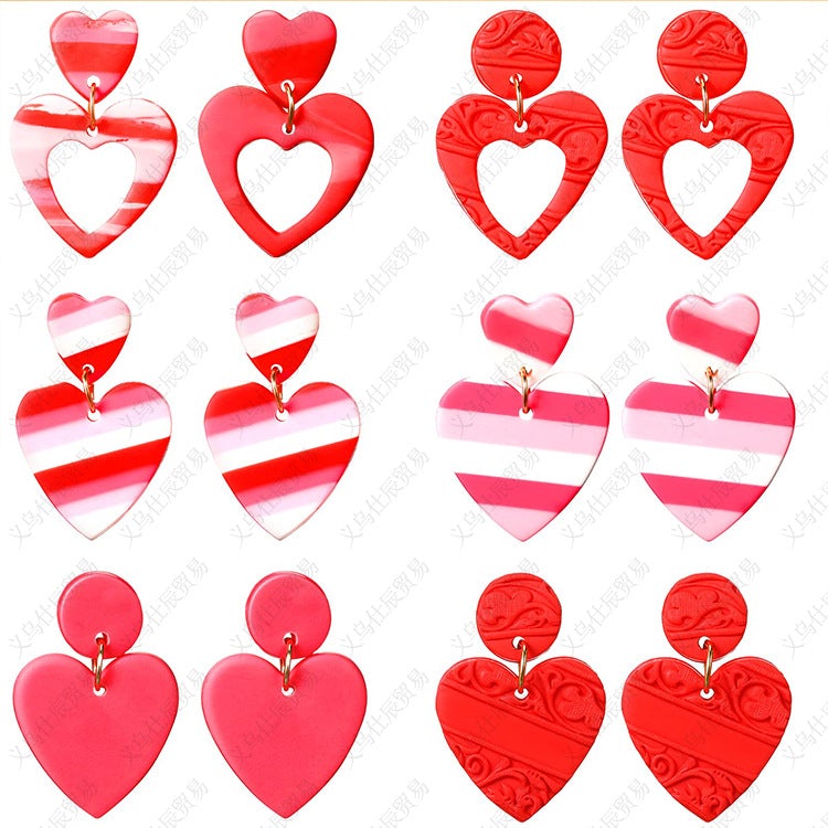 3pcs/Set Valentine's Day Sweetheart Designed Earrings for Women-Earrings-JEWELRYSHEOWN