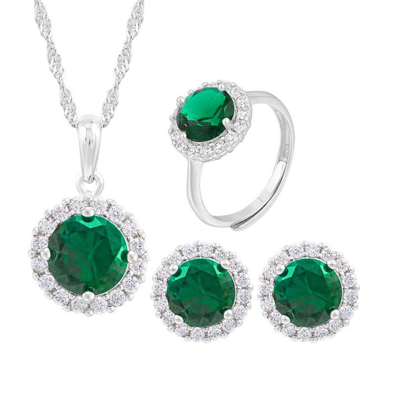 Fashion Sterling Silver Jewellry Sets for Women-Necklaces-JEWELRYSHEOWN