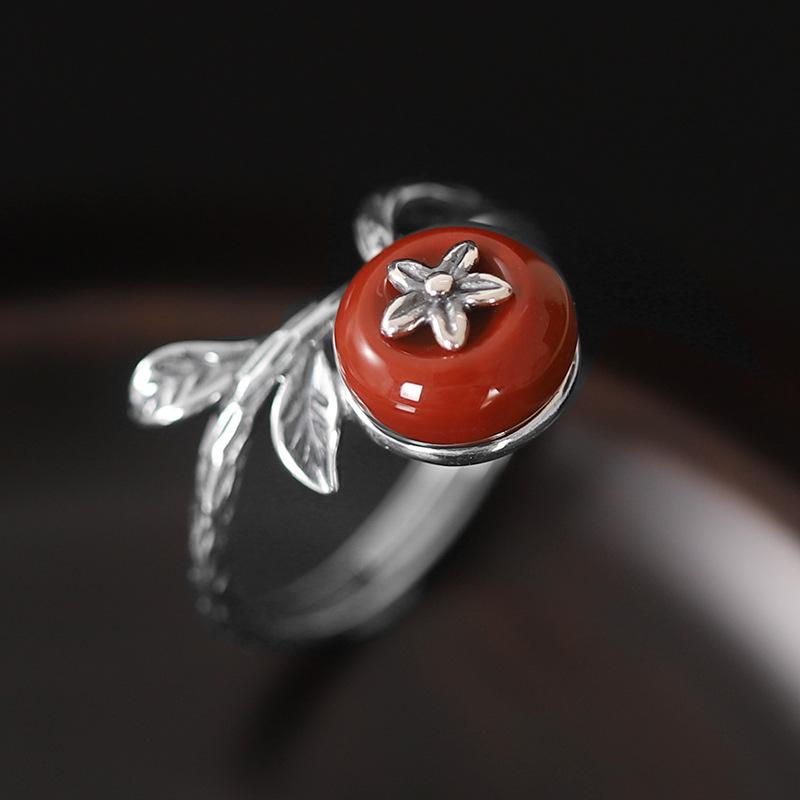 Antique Branch Design 925 Serling Sliver Rings for Women-Rings-JEWELRYSHEOWN