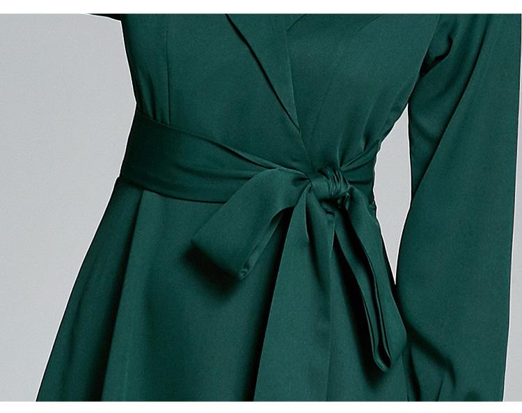 Vintage Elegant Dark Green Long Dresses