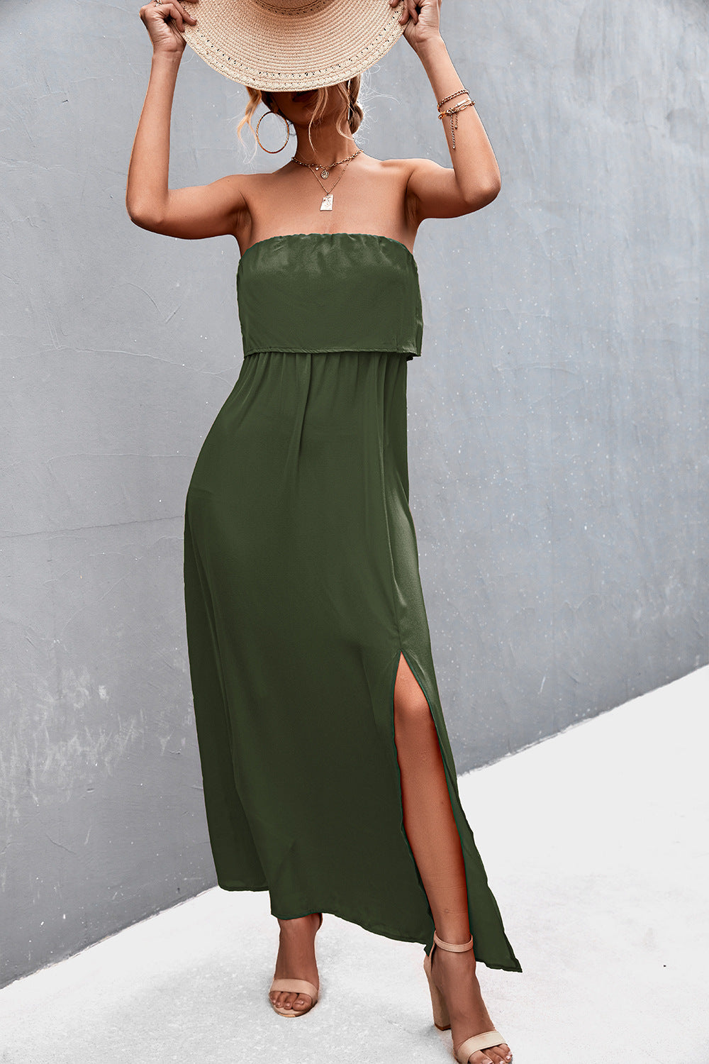 Sexy Strapless Summer Daily Dresses