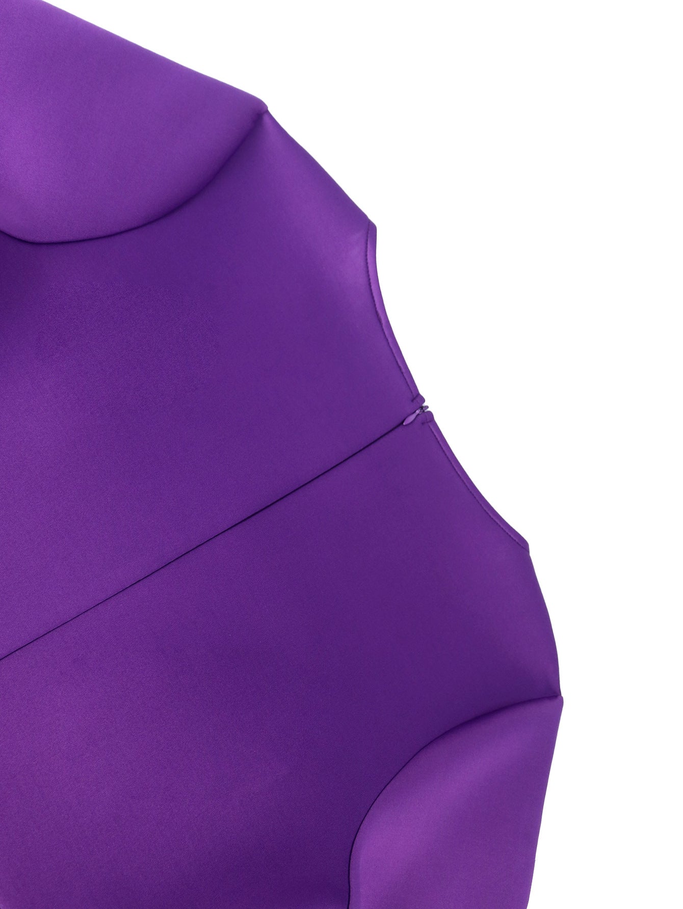 Designed Purple Plus Sizes Party Dresses