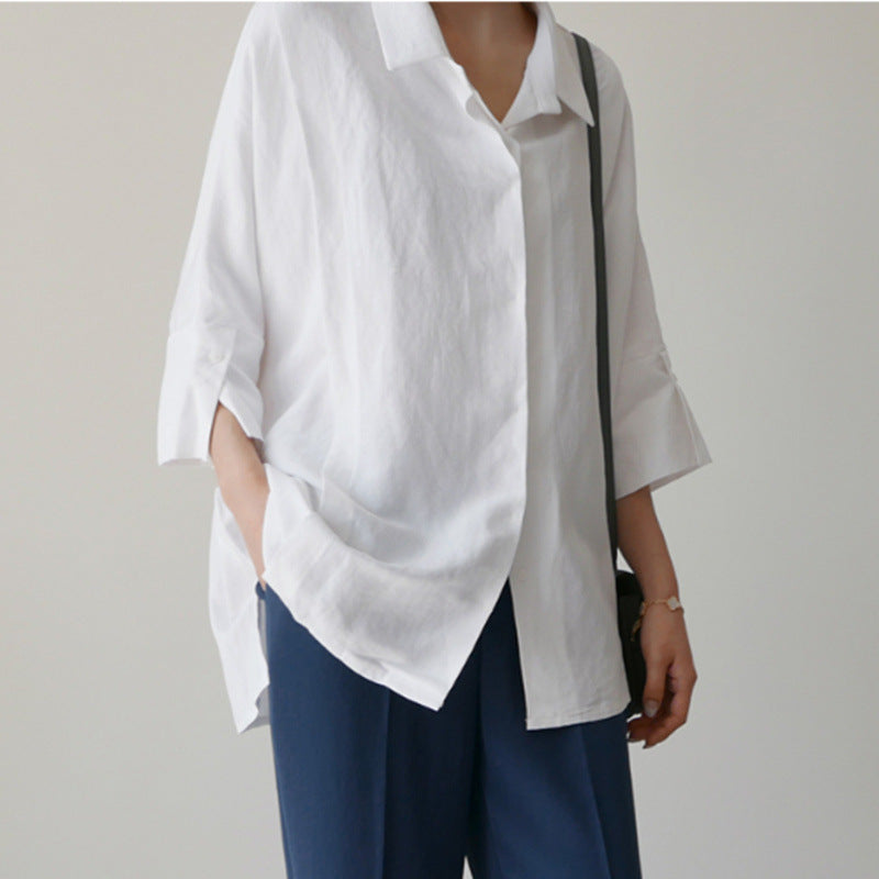 Casual Cotton Long Sleeves Shirts for Women