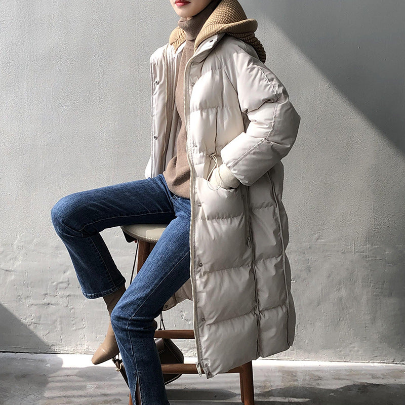 Winter Warm Long Cotton Overcoats for Women