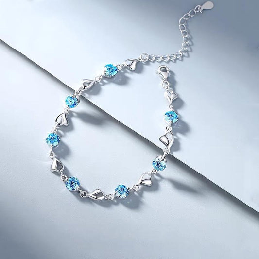 Fashion Lover Luxury Sterling Sliver Bracelet for Women-Bracelets-JEWELRYSHEOWN