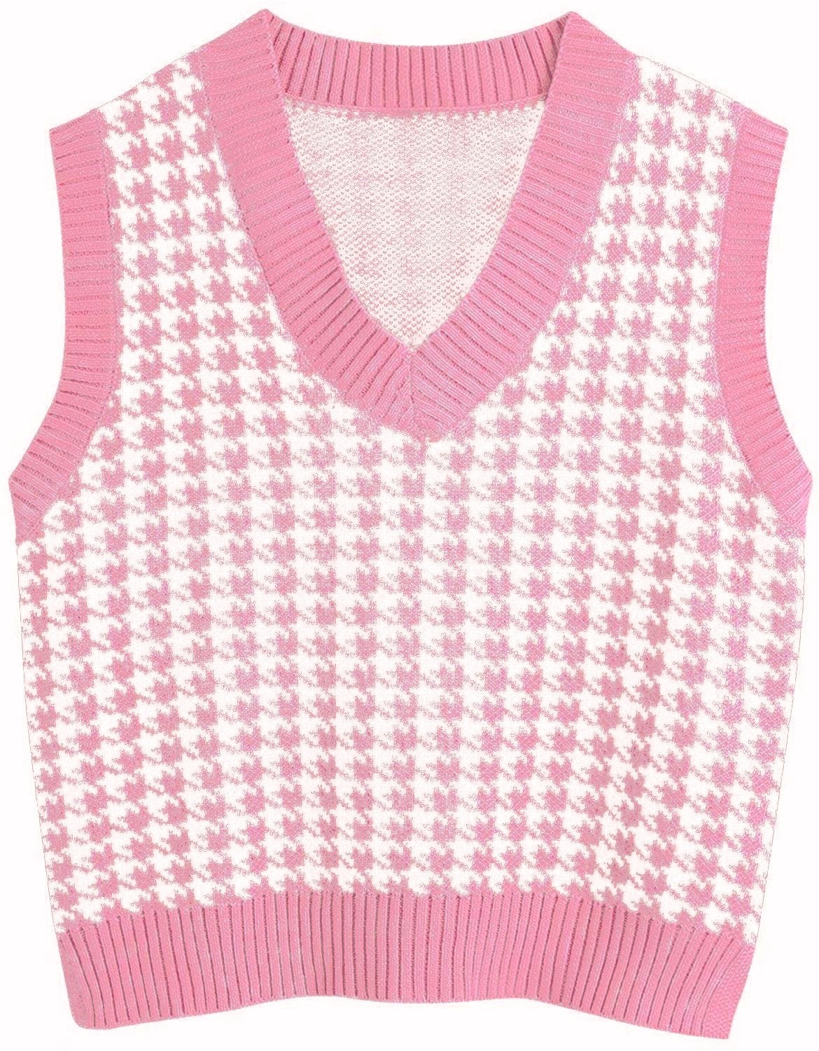 Fashion Sleeveless Women Knitting Vest-Shirts & Tops-JEWELRYSHEOWN