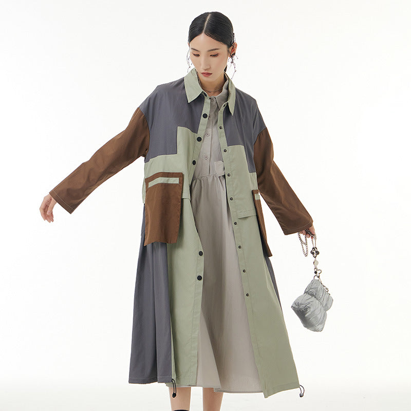 Fashion Designed Plus Sizes Women Trench Coats