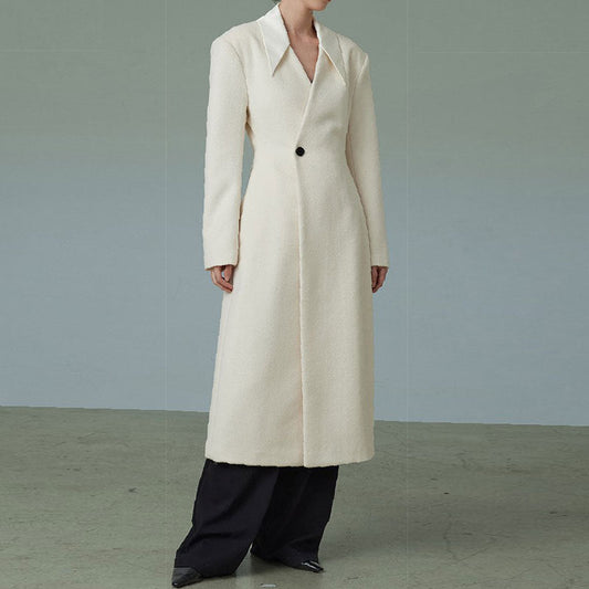 Designed Woolen Long Overcoats for Women