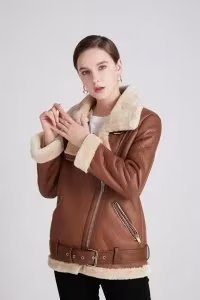 Fashion Winter Pu Leather with Fur Motorcycle Jacket Coats-Outerwear-Free Shipping at meselling99