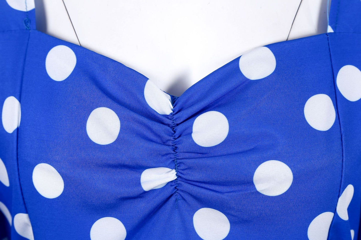 Retro Dot Print Short Sleeves Short Dresses-Vintage Dresses-JEWELRYSHEOWN