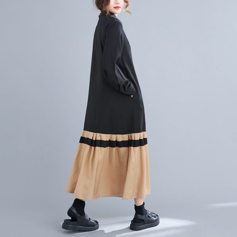 Plus Sizes Long Cozy Shirt Dresses for Women-Dresses-JEWELRYSHEOWN