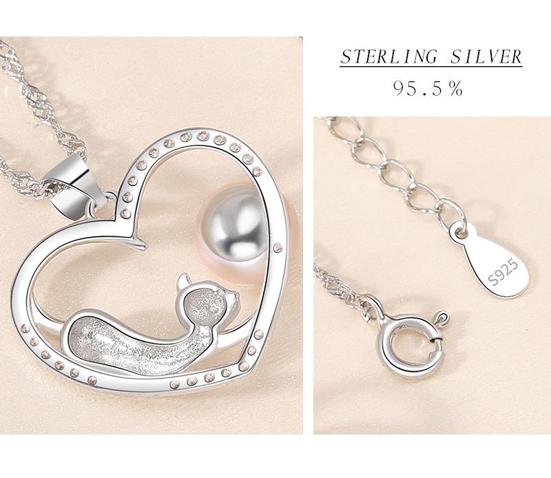 Designed Serling Silver Necklace for Women 1793-Necklaces-JEWELRYSHEOWN