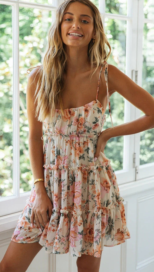 Casual Summer Holiday  Sleeveless Mini Dresses