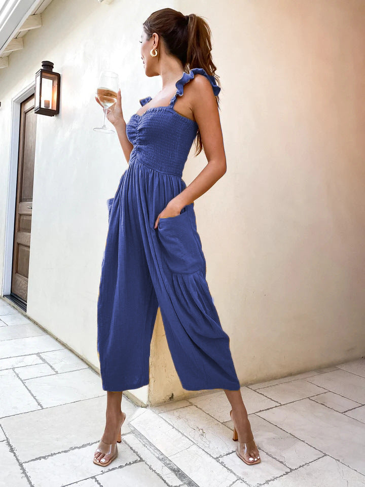 Casual Outgoing Wide Legs Jumpsuits for Women