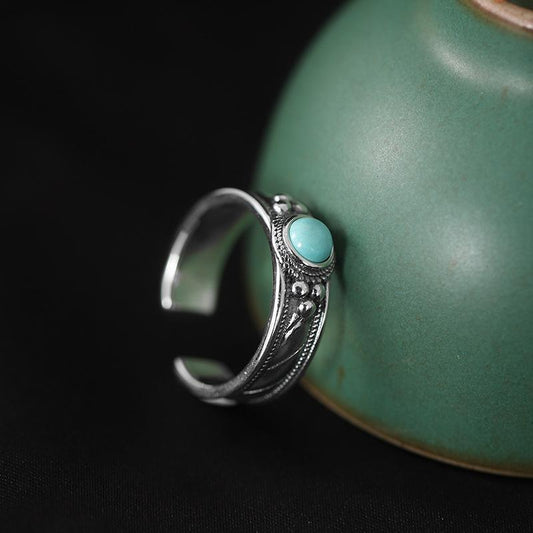 Serling Silver Vintage Rings for Women-Rings-JEWELRYSHEOWN