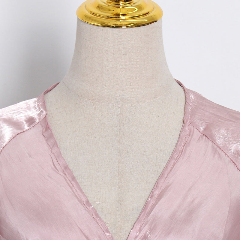 Luxury Elegant Feather Design Pink Long Dresses