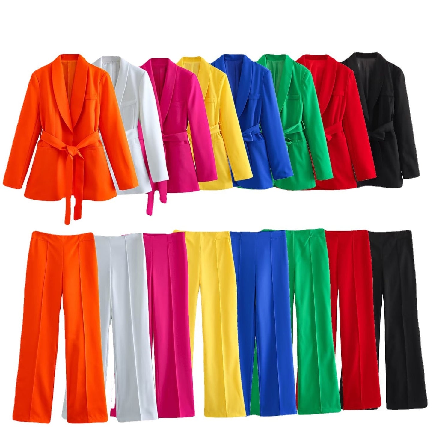 Fashion Women Blazers and Pants Suits