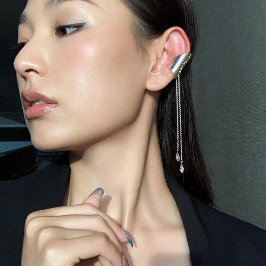 Fashion Tassels Ziron Designed Drop Earrings for Women-Earrings-JEWELRYSHEOWN