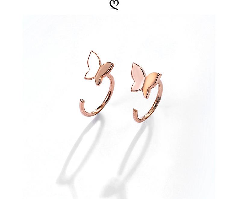 Butterfly Design Cute Sterling Sliver Ear Clips-Earrings-JEWELRYSHEOWN