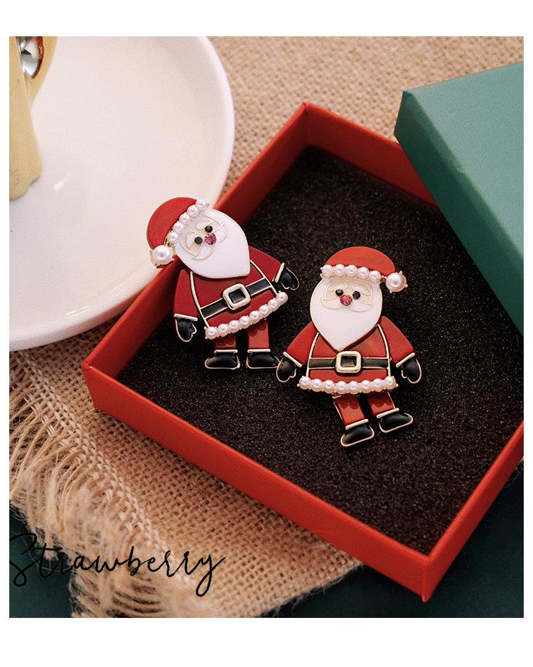 Christmas Santa Claus Women Studs Earrings-Earrings-JEWELRYSHEOWN
