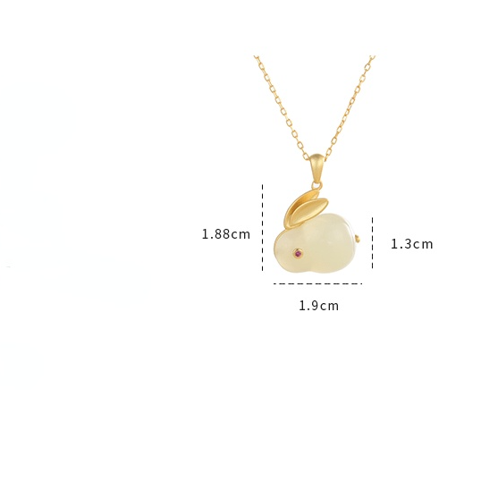 Serling Sliver Gold-Plating Cute Rabbit Design Jewelry Sets-Jewelry-JEWELRYSHEOWN