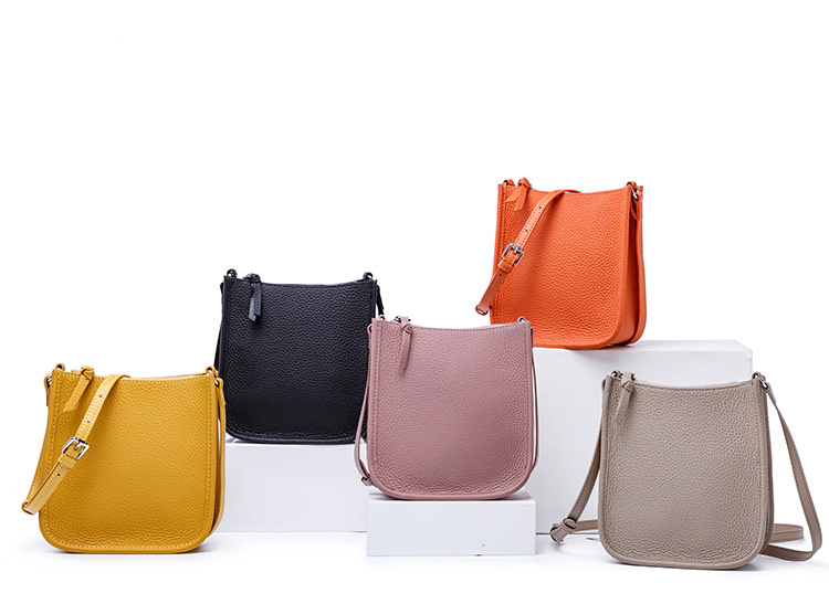 Fashion Small Leather Shoulder Cellphone Bag 21139-Leather Bags for Women-Yellow-Free Shipping Leatheretro