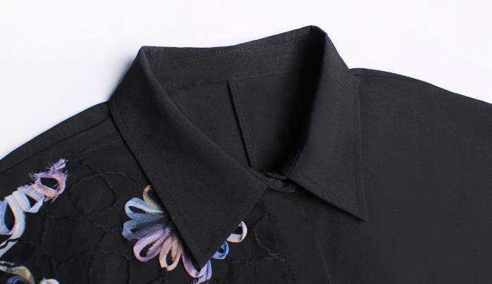 Printed Flowers Zipper Suspender Midi Dress-One Piece Suits-JEWELRYSHEOWN